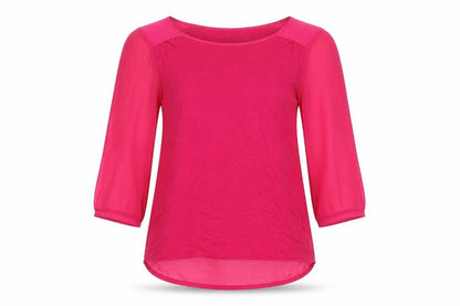 Womens UK Size XS Oasis Pink Basic Blouse
