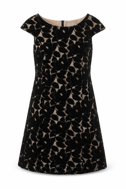 Wallis Women Black Floral Sheath Dress Size 12
