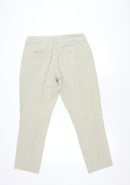 Womens UK Size 12 Warehouse   Beige Trousers