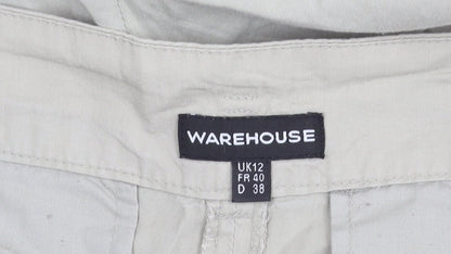 Womens UK Size 12 Warehouse   Beige Trousers