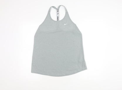 Nike Women's Grey Tank Top for Gym & Yoga - Size L