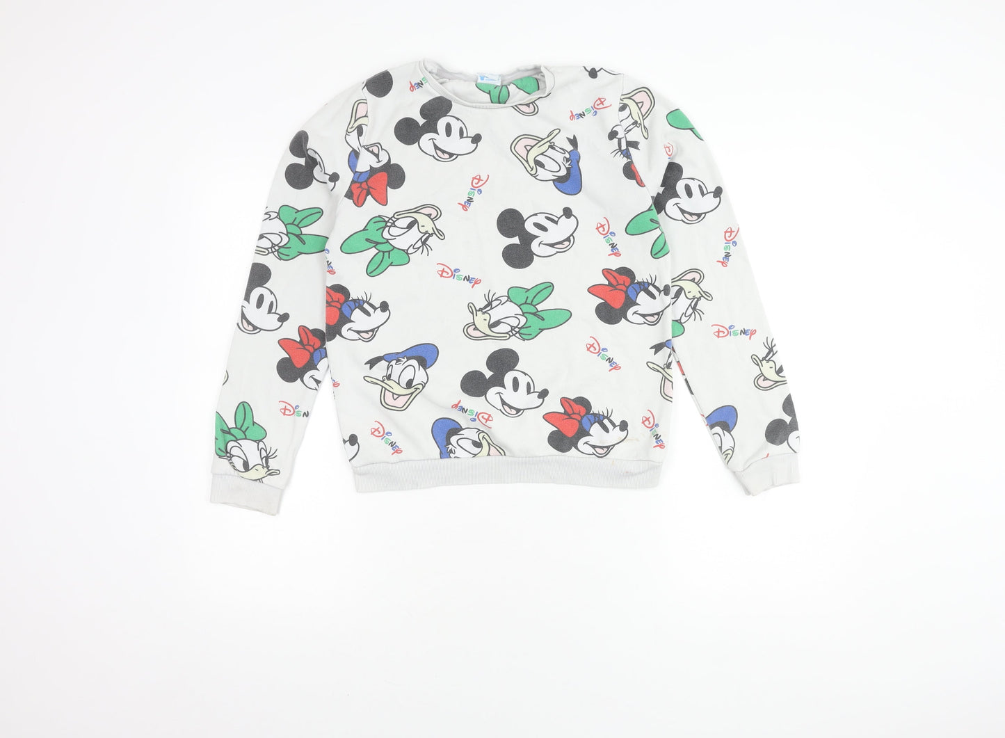 Disney Boys Mickey Pullover Sweatshirt 11-12 Years Multicoloured