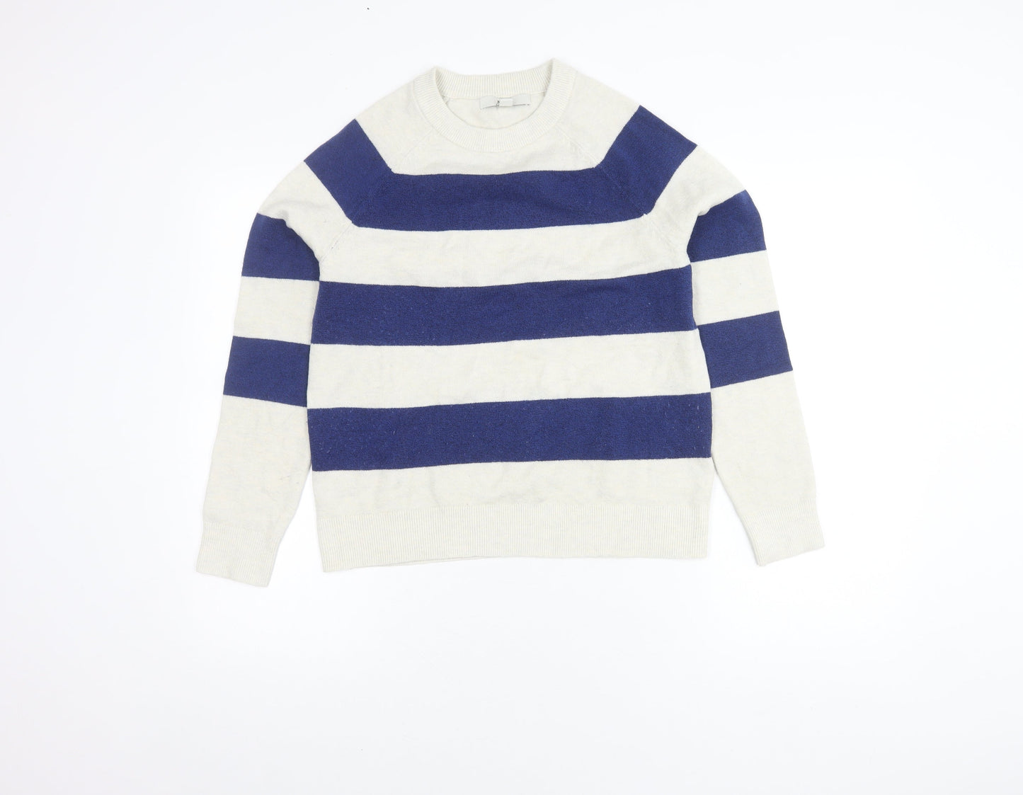 Womens UK Size S Marks and Spencer Blue Pullover Jumper