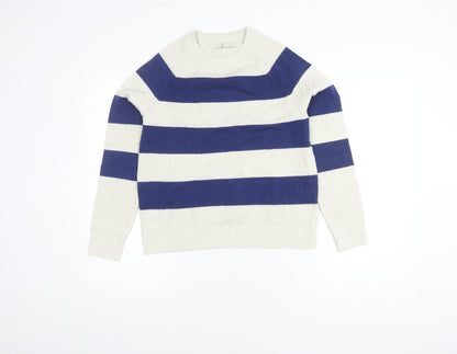 Womens UK Size S Marks and Spencer Blue Pullover Jumper