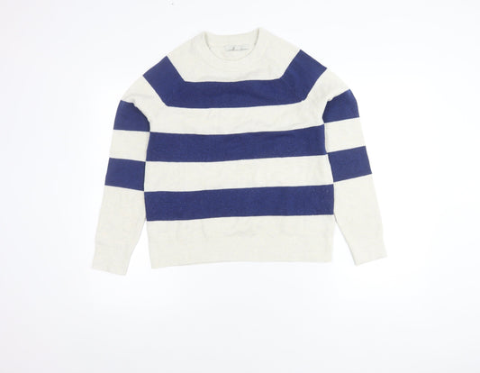 Womens UK Size S Marks and Spencer Blue Pullover Jumper