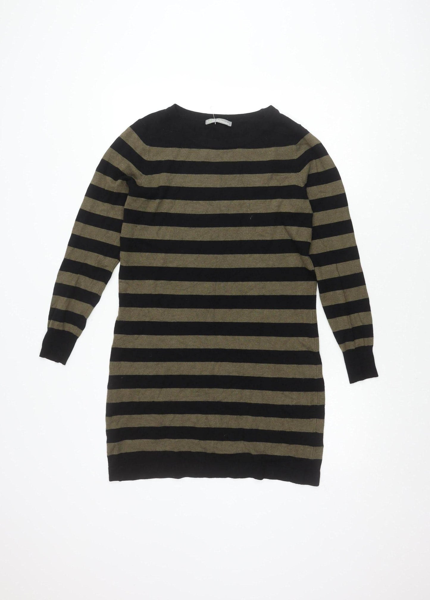 Womens UK Size 12 Marks and Spencer Black Tunic Jumper