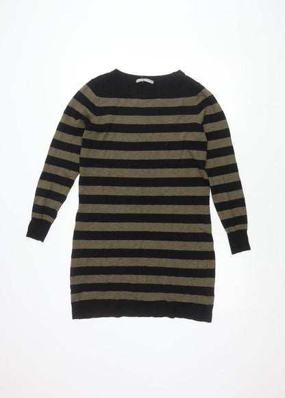 Womens UK Size 12 Marks and Spencer Black Tunic Jumper