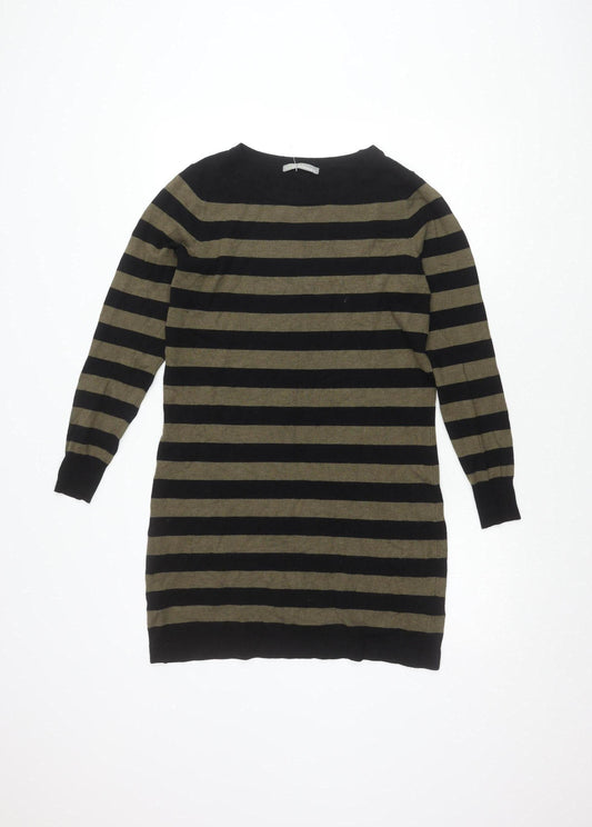 Womens UK Size 12 Marks and Spencer Black Tunic Jumper