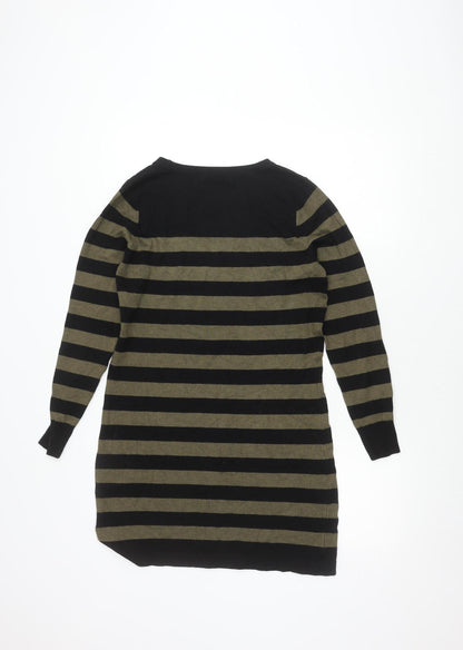 Womens UK Size 12 Marks and Spencer Black Tunic Jumper