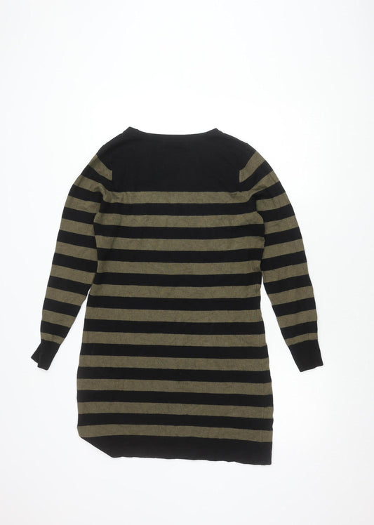 Womens UK Size 12 Marks and Spencer Black Tunic Jumper