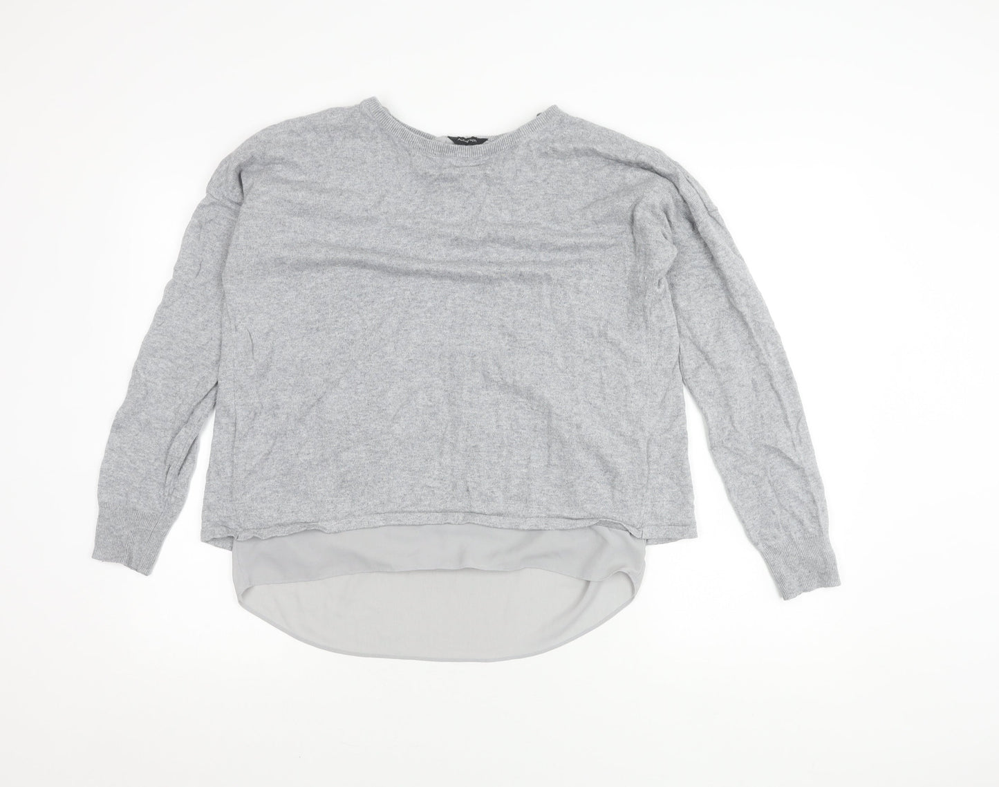 Womens UK Size 10 Marks and Spencer Grey Pullover Jumper