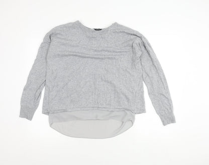 Womens UK Size 10 Marks and Spencer Grey Pullover Jumper