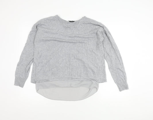 Womens UK Size 10 Marks and Spencer Grey Pullover Jumper
