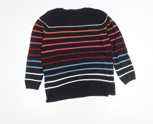Womens UK Size 12 Julipa Multicoloured Pullover Jumper