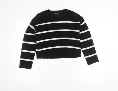 Womens UK Size M New Look Black Pullover Jumper