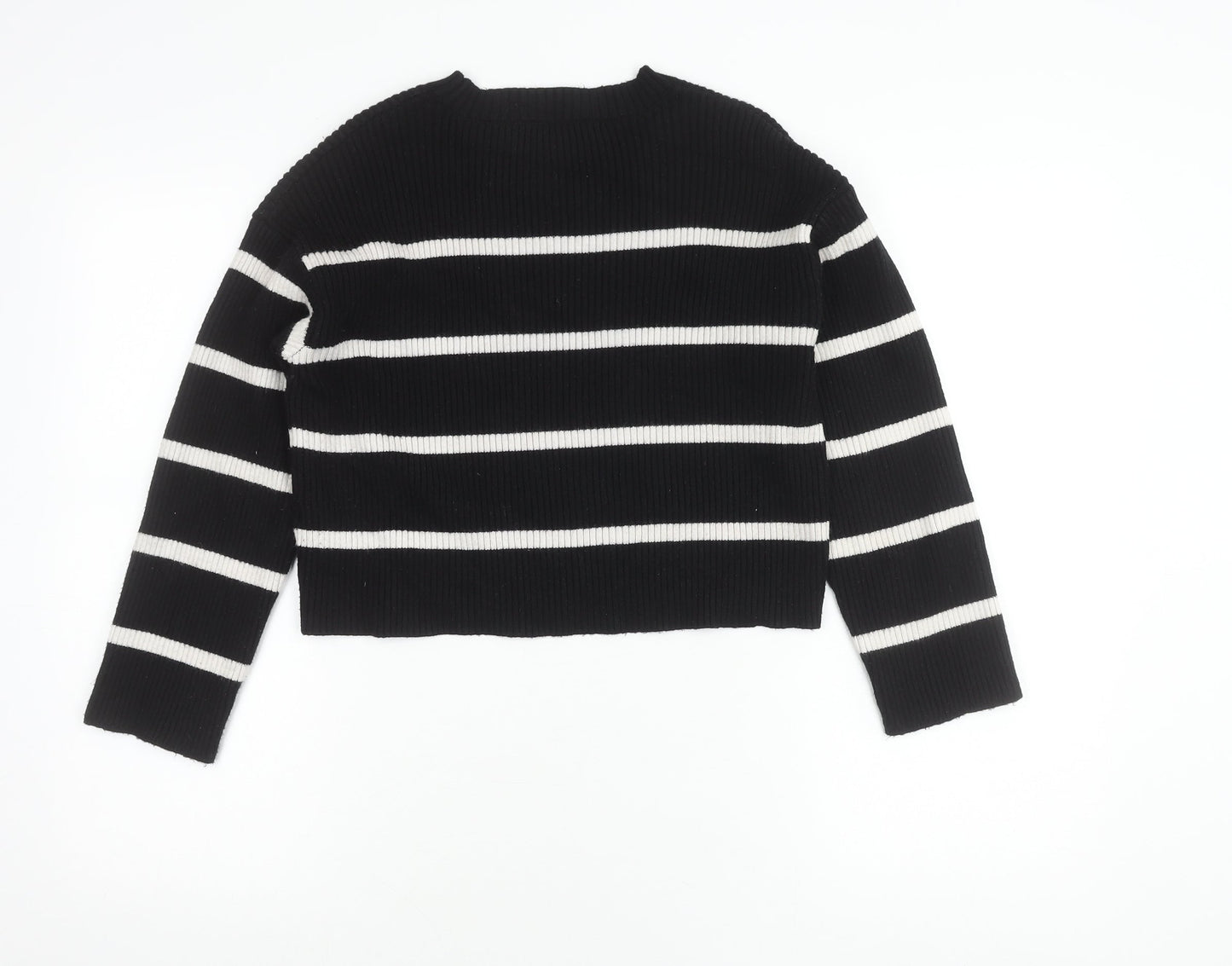 Womens UK Size M New Look Black Pullover Jumper