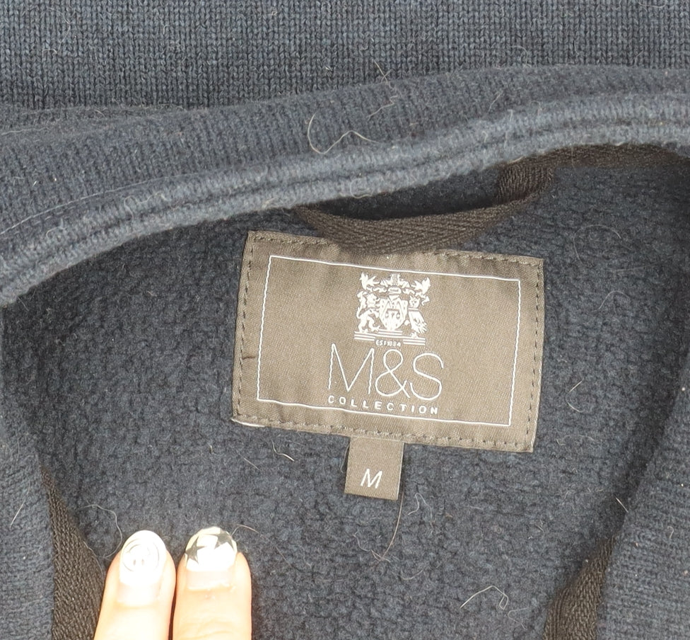Mens UK Size M Marks and Spencer Blue Basic Jacket