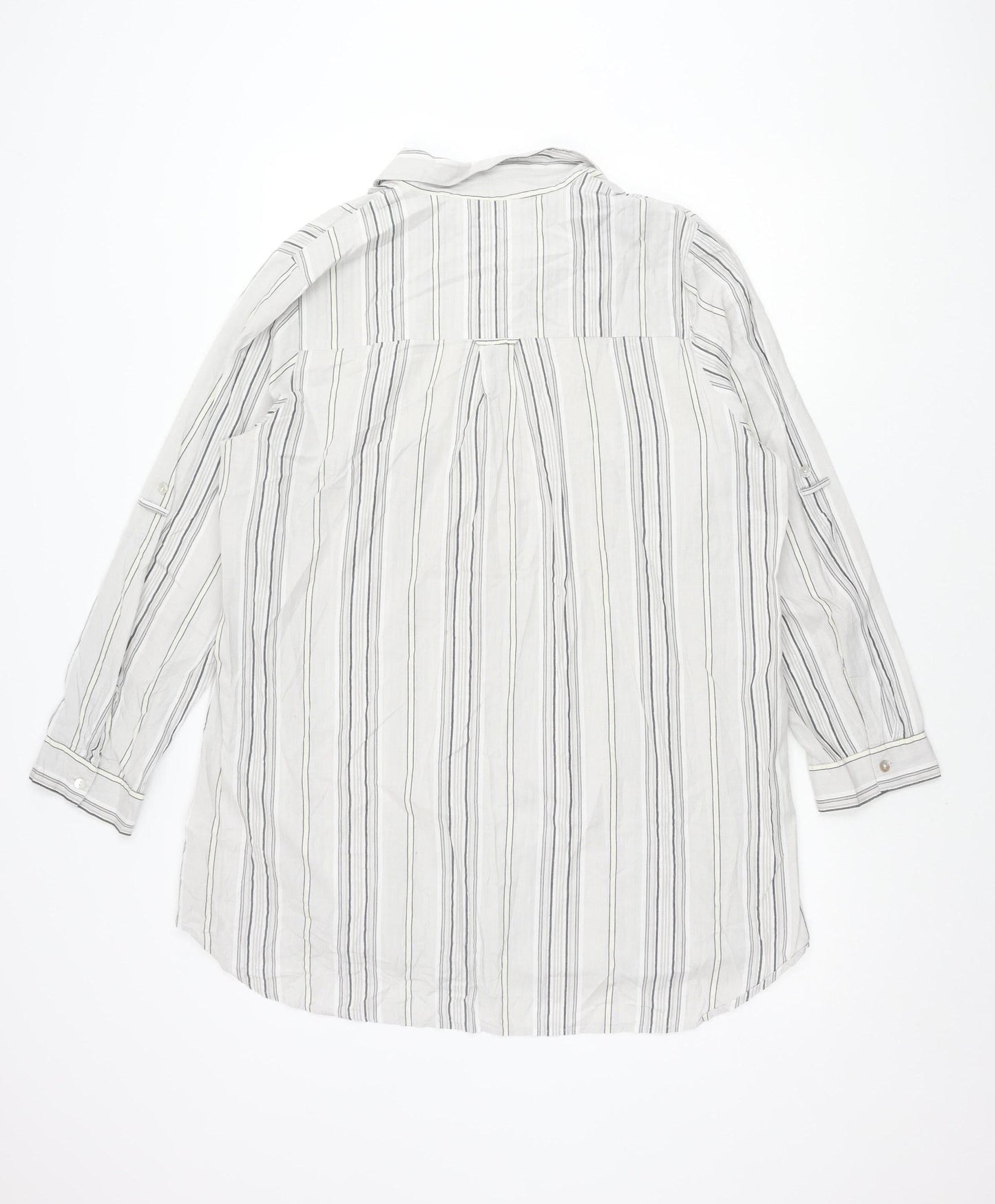 Womens UK Size 18 Marks and Spencer Grey  Button-Up