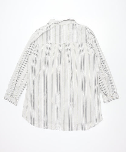 Womens UK Size 18 Marks and Spencer Grey  Button-Up