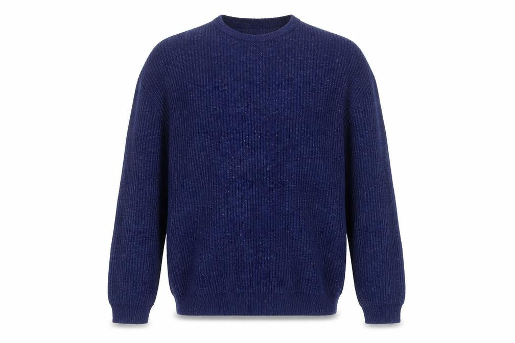 Mens UK Size L Marks and Spencer Blue Pullover Jumper