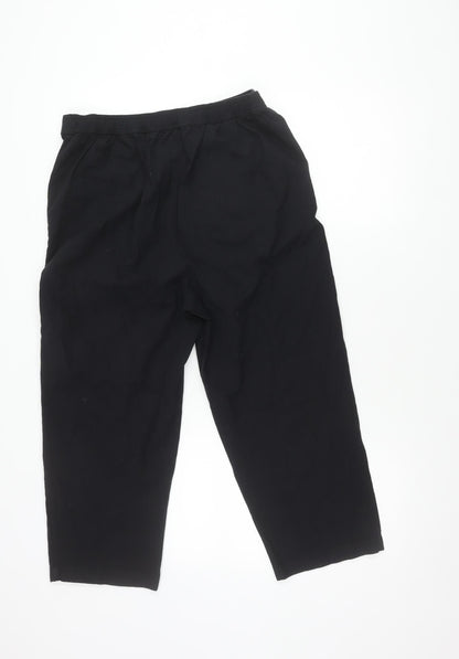 Isle Women's Black Cargo Trousers Size 12