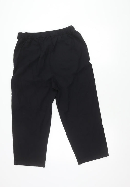 Isle Women's Black Cargo Trousers Size 12