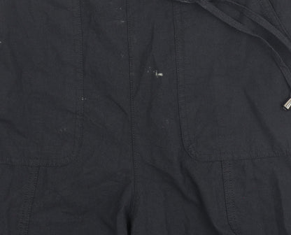 Isle Women's Black Cargo Trousers Size 12