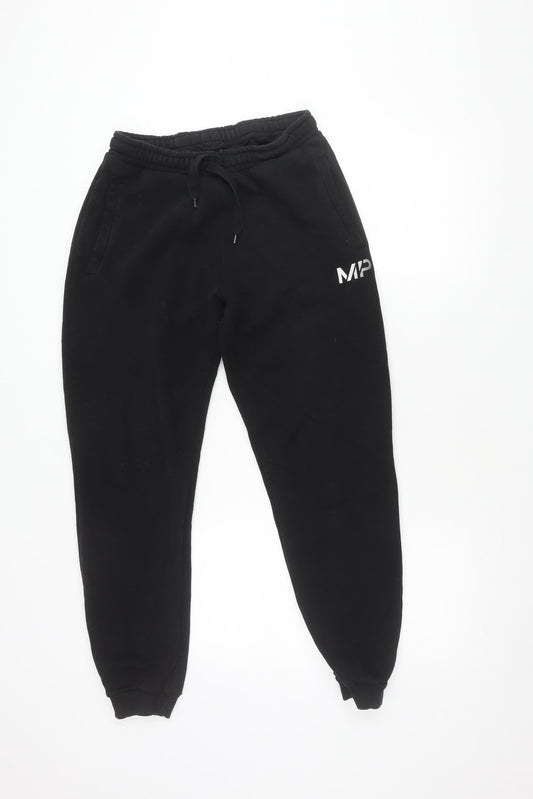 MP Men's Black Jogger Trousers in Size S