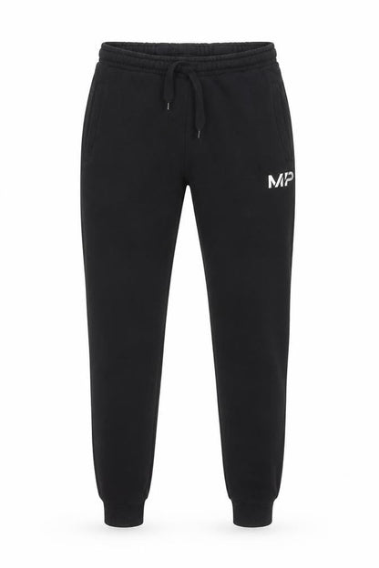 Mens UK Size S MP Regular Fit Jogger Black Trousers
