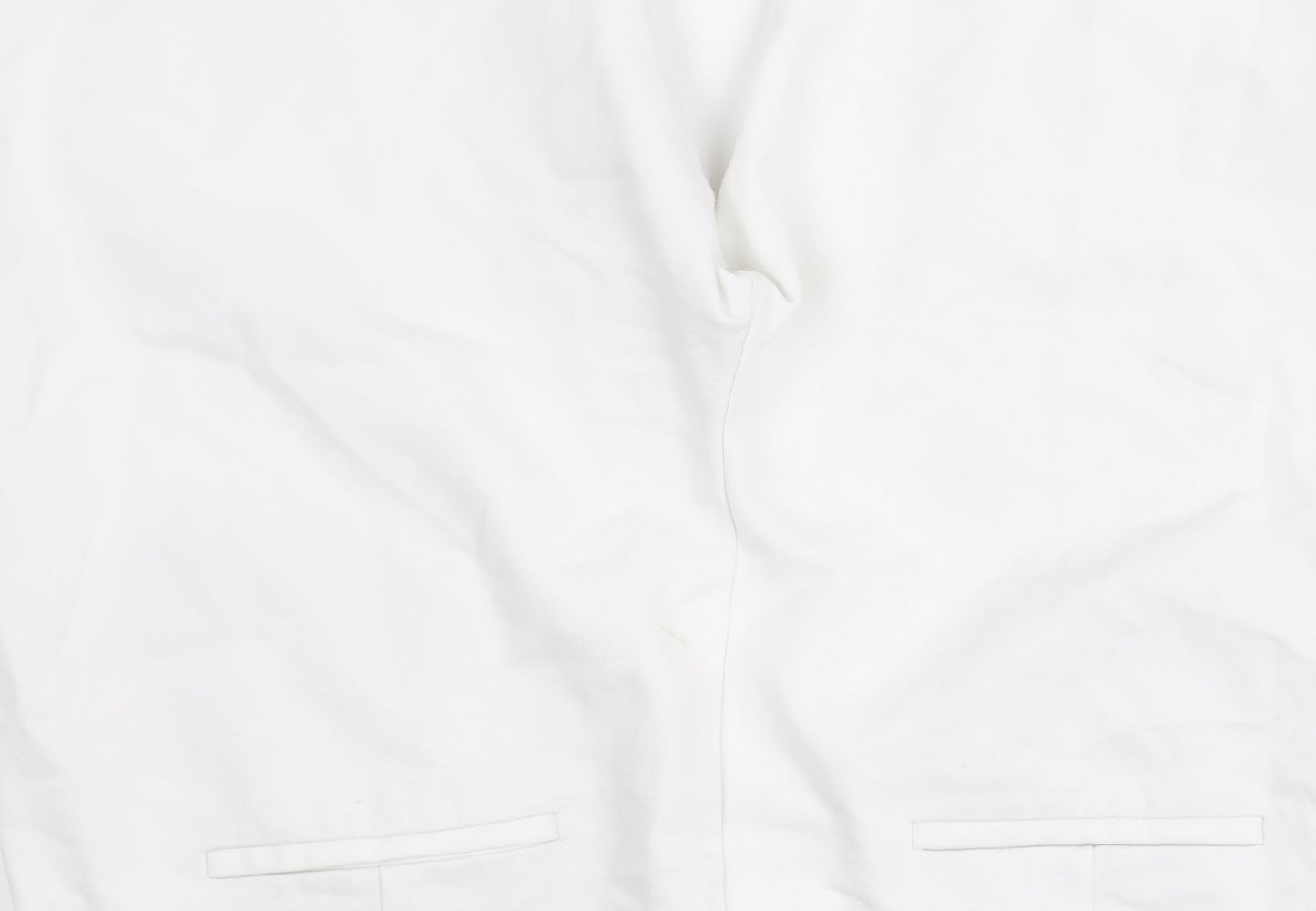 Womens UK Size 14 MNG Regular Fit  White Trousers