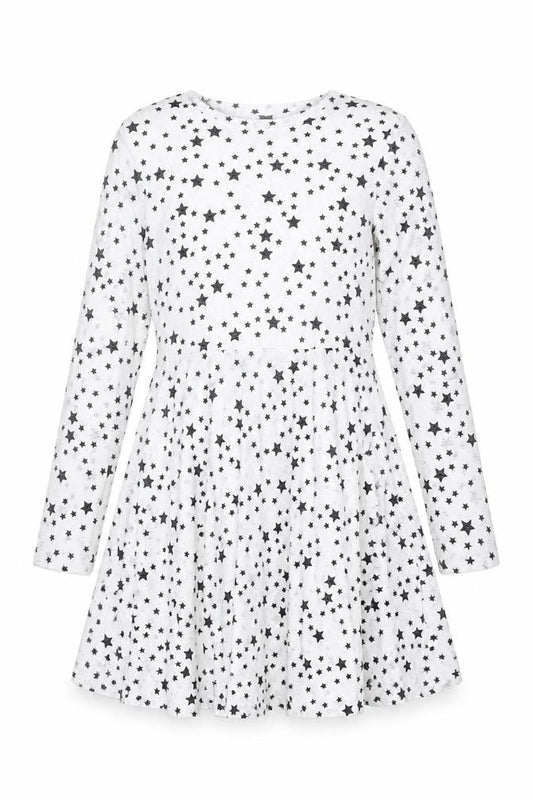 Marks and Spencer Girls White Star Dress 12-13 Years