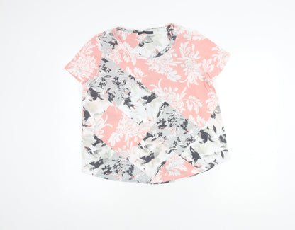 Womens UK Size 16 Marks and Spencer Multicoloured Basic T-Shirt
