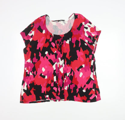 Womens UK Size 24 Marks and Spencer Multicoloured Basic T-Shirt