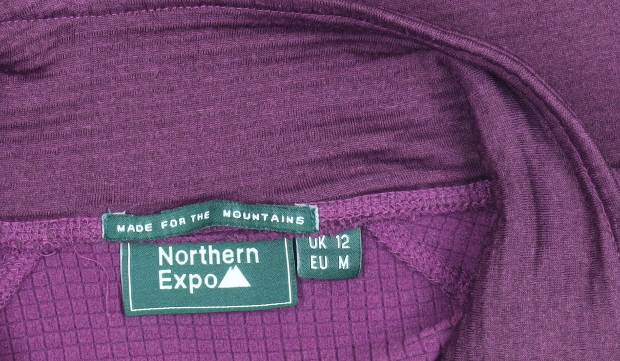Northern Expo Women's Purple Pullover Sweatshirt UK 12