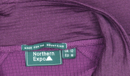 Northern Expo Women's Purple Pullover Sweatshirt UK 12