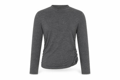 Womens UK Size M Stradivarius Grey Basic T-Shirt