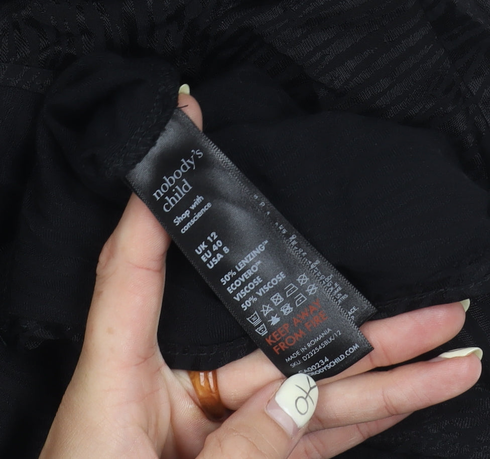 nobody's child Black Women's Dress, Size 12