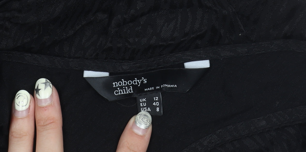 nobody's child Black Women's Dress, Size 12