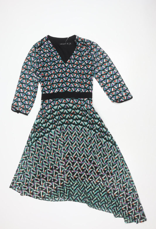 Karen Millen Women's Geometric Midi Dress - Size 6