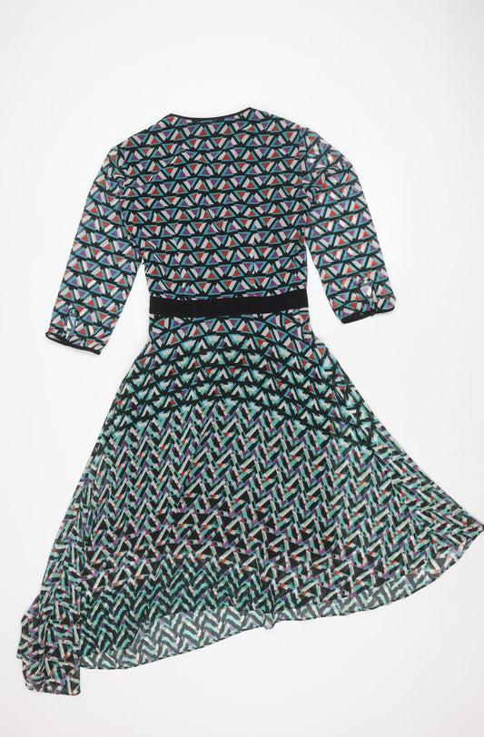 Karen Millen Women's Geometric Midi Dress - Size 6