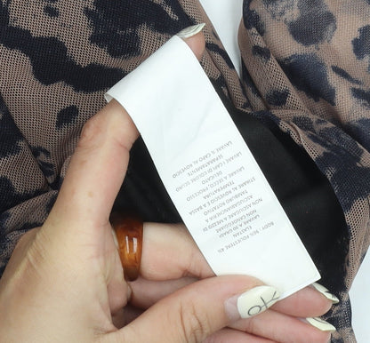 NAANAA Women's Multicoloured Animal Print Dress