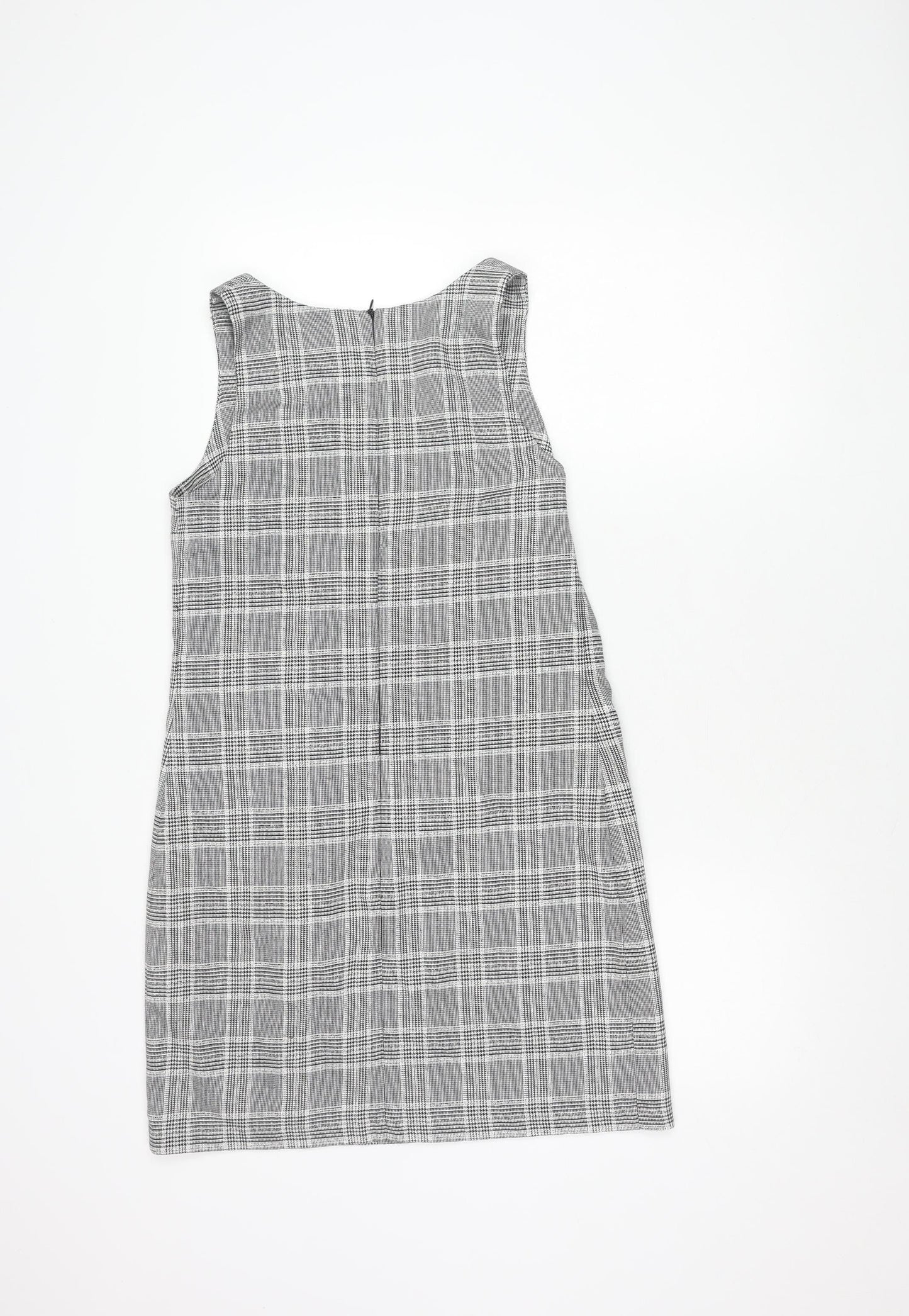 Great Plains Women's Grey Plaid Sheath Dress Size 8