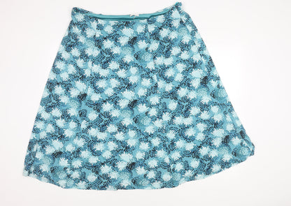 Eastex Women's Multicoloured Floral Plus Skirt