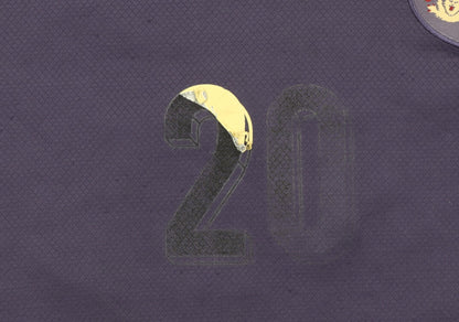 England Adult Purple Football Shirt Foden 20 Short Sleeves