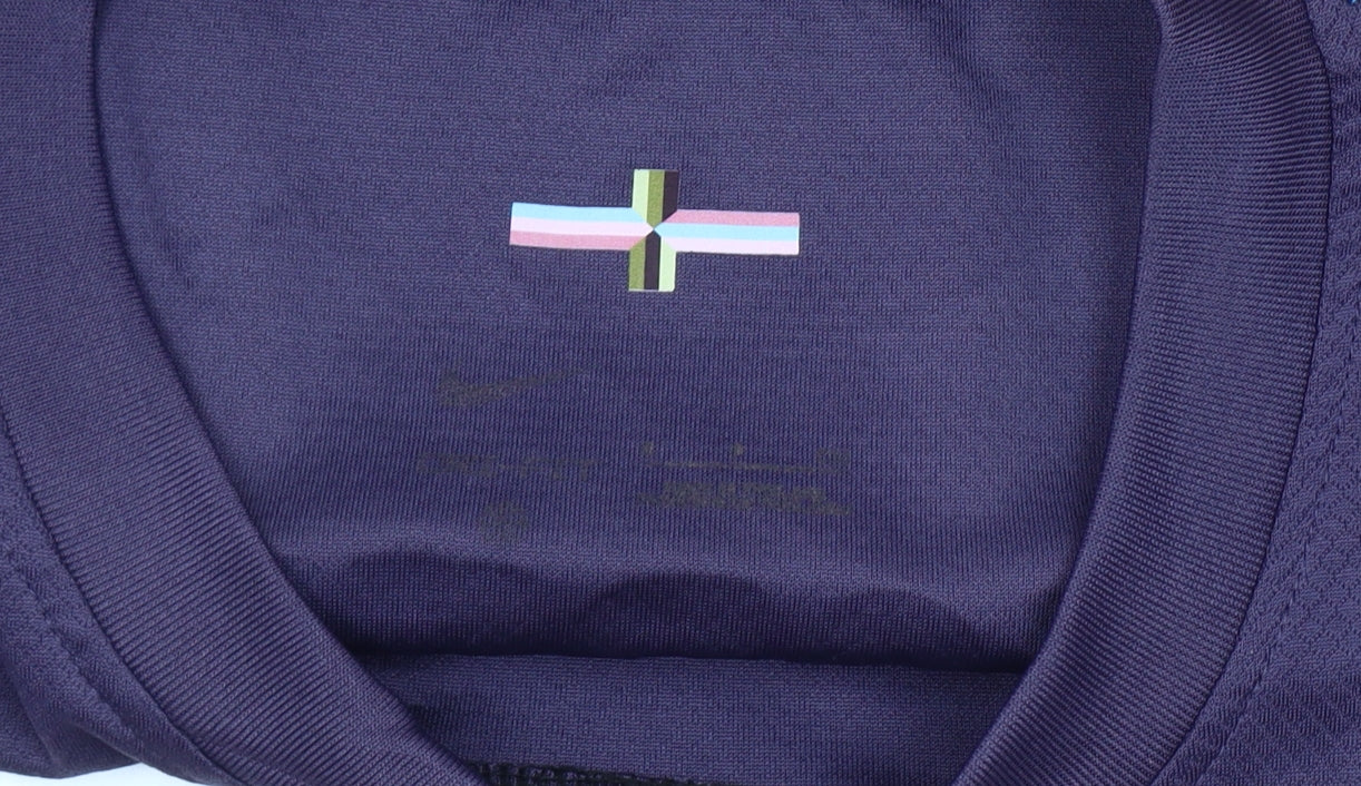 England Adult Purple Football Shirt Foden 20 Short Sleeves