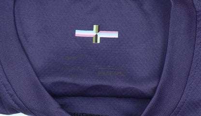 England Adult Purple Football Shirt Foden 20 Short Sleeves