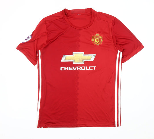 Manchester United Home Shirt Ibrahimović 9 Adult Red