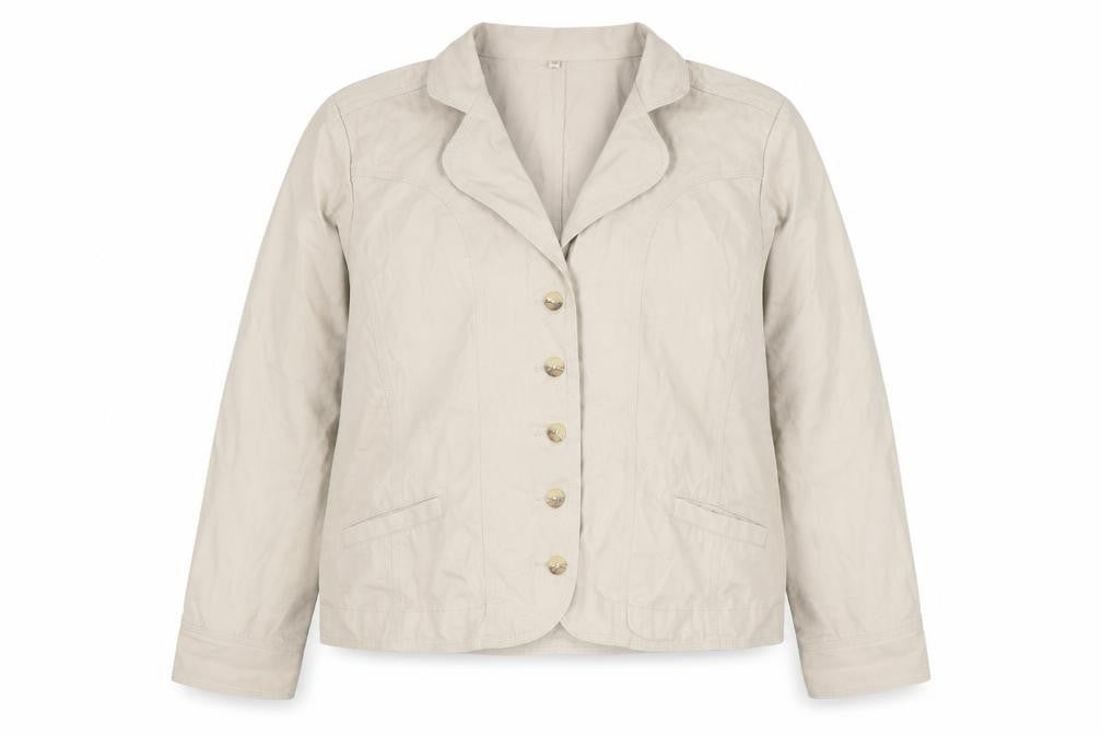 Womens UK Size 20 EWM Pure Classics  Beige Blazer