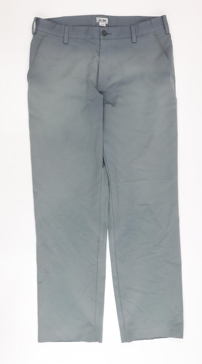 Adidas Men's Grey Chino Trousers 32X32