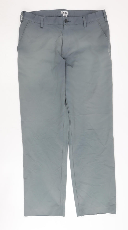 Adidas Men's Grey Chino Trousers 32X32